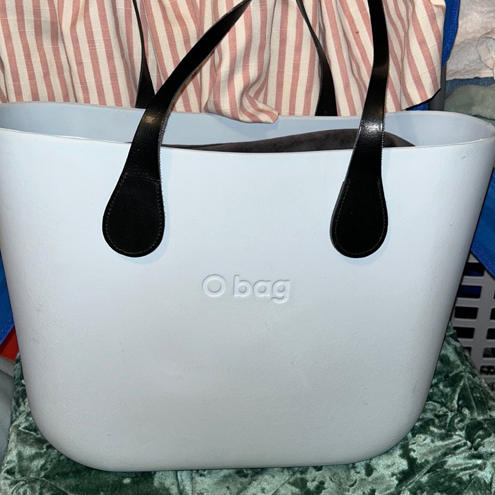 OBag light blue medium sized handbag